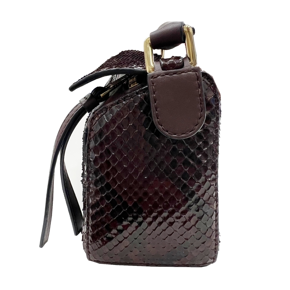 Loewe Puzzle Mini 2WAY Handbag Shoulder Bag Python Brown - Picture 3 of 12